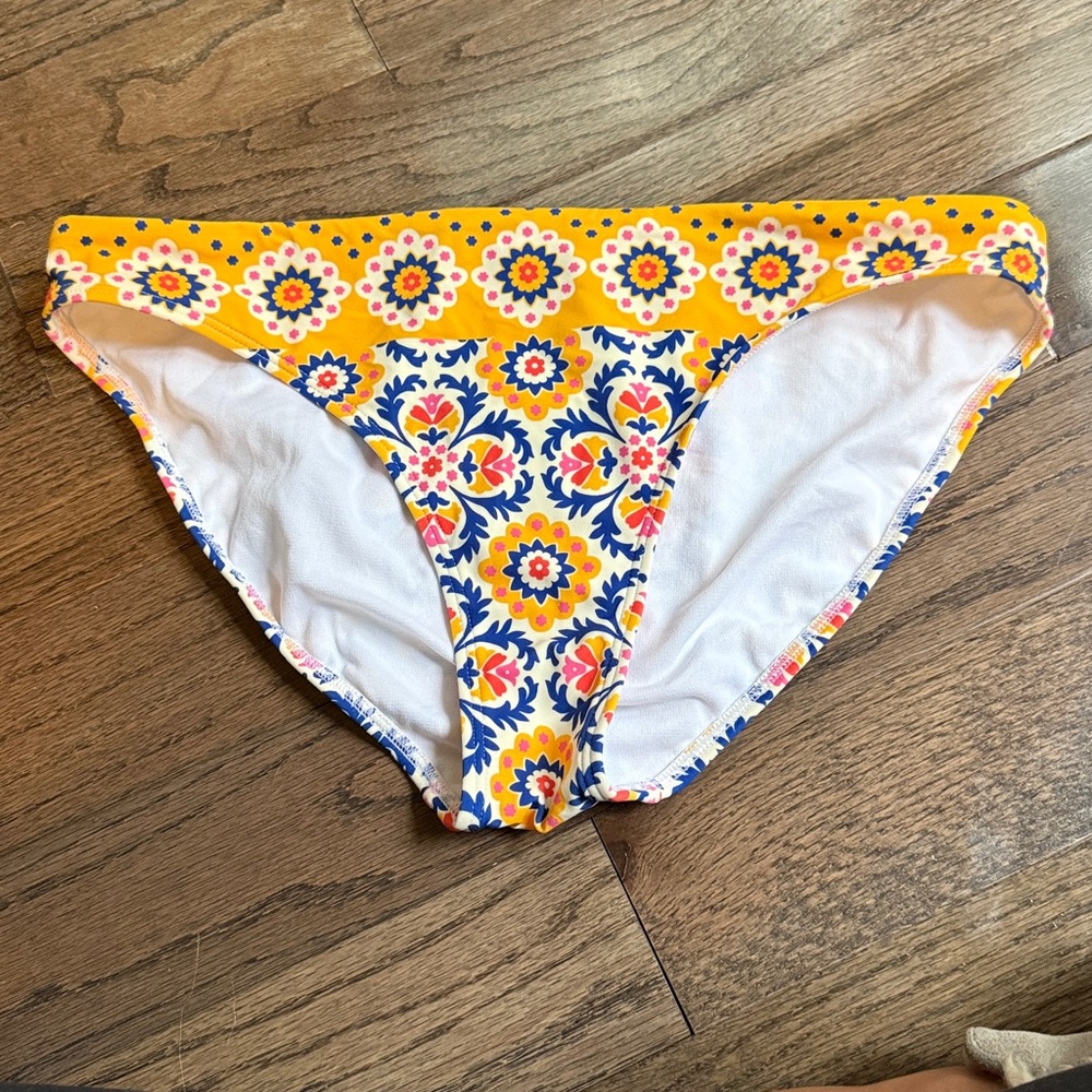 Boden swim bottom yellow size US 10